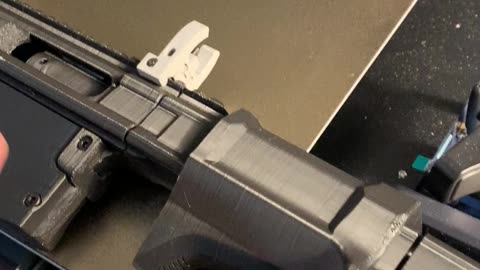 Apple Pie 3D printed Pump Action AR15 - all plastic parts are done