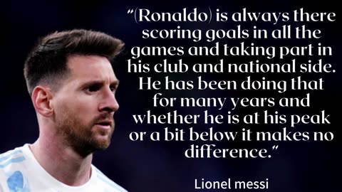 Quotes Football Legend on Christiano Ronaldo