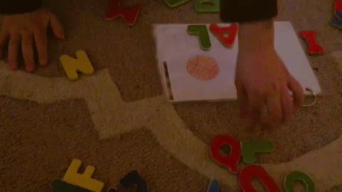 Very fun and simple way to practice letter recognition with toddlers