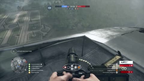 Battlefield 1 Behemoth (Zeppelin) Crashing