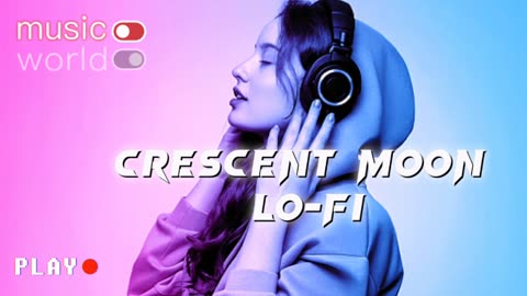 Crescent moon lofi song | purple cat | study music | mind relaxing | peacefull mind