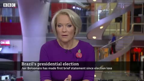 Bolsonaro breaks silence after defeat in Brazil election - BBC News