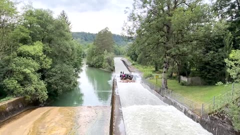 Floating German Beer Garden