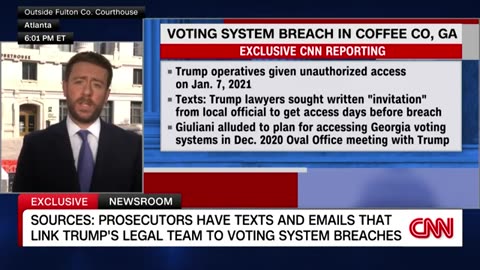Trump's team is behind voting system breach