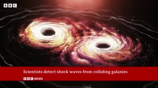 Scientists pick up shock waves from colliding galaxies - BBC News