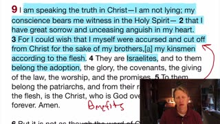 Romans Reading Guide - 9.1-5 Paul's lamentation for Israel