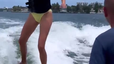 Ivanka Trump seen wakeboarding on vacation after Donald's arrest