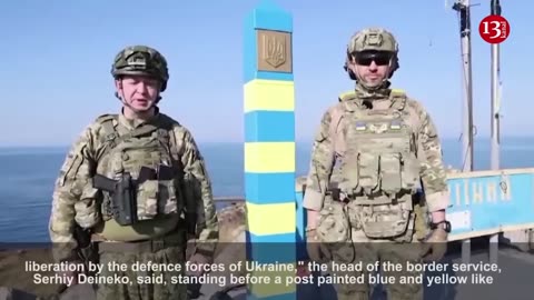 Ukraine border guards remind Russia Snake Island is again theirs