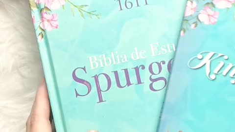 Bíblia de estudo Spurgeon e Bíblia lettering para colorir