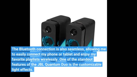 JBL Quantum Duo Speaker - Speaker with Gaming Surround Sound, Dolby Digital