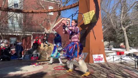 "Hoop Dance" by Blackfoot First Nation People