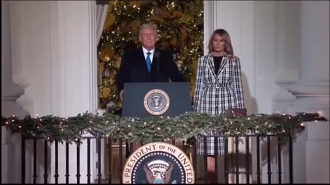 Trump Melania Arrives at “White House ”Balcony