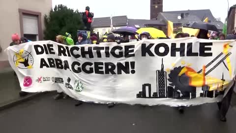 Greta Thunberg joins German anti-coal protesters