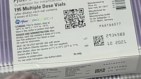 Whistleblower: Former Pfizer Employee Shows Glowing Covid Vax Vials