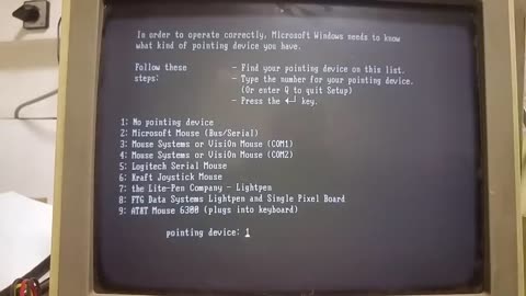 Windows 1 (1985) PC XT Hercules