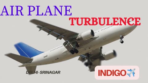Delhi Srinagar based Indigo flight Turbulence l Bad weather flight ✈️