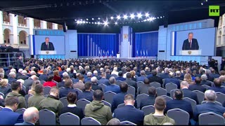 L'Occidente non si laverà mai via la vergogna – Putin ha sottolineato che mentre Mosca cercava veramente la pace,l'occidente voleva solo guadagnare tempo per attuare la propria volontà, trascurando la morte e la distruzione nel Donbass.