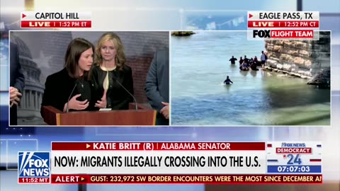 'That's On You': Sen. Katie Britt Blasts Reporters For Ignoring Border Crisis