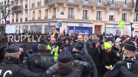 Protests in France against the Government