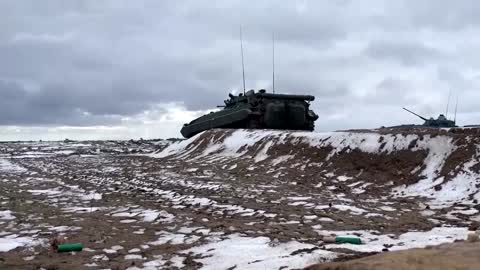 Russian and Belarusian troops hold joint combat drills