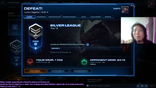 starcraft2 zerg v terran on cosmic sapphire and I pitifully lost again to thors and battlecruisers