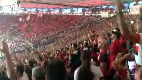Flamengo fan at Maracanã!