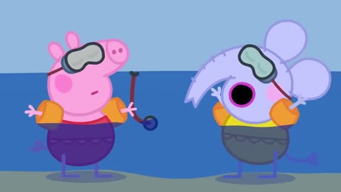 Peppa Pig in Hindi - Snorkelling - स्नॉर्कलिंग - हिंदी Kahaniya - Hindi Cartoons for Kids