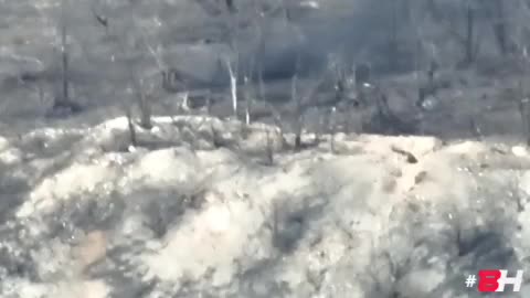 Russia. fighters defeated an AFU position and destroyed a dugout.