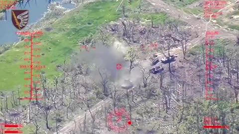Over 100 Russians + Tanks and APCs Wiped Out(Novomykhailivka)