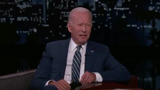 President Joe Biden Visits Jimmy Kimmel Live