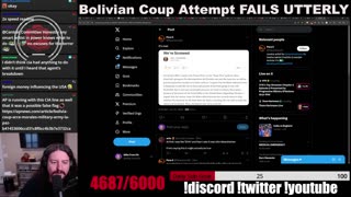 06.27.24 Dr Disrespect Diss Track DROPS | Bolivia Socialists DEFEAT Coup Chapo's Felix on @hasanabi