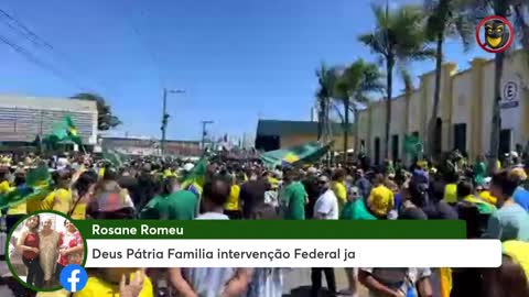 Protestos contra o resultado manipulado das eleições presidenciais no Brasil (02/11/2022)