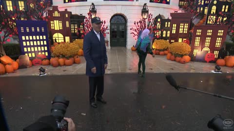 A reporter asks Biden how he is feeling about the midterms: "It's Halloween!"