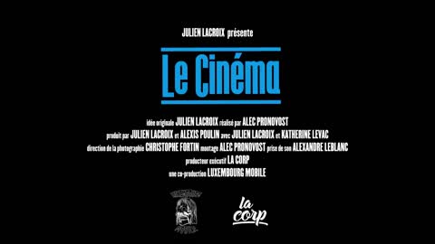 Julien Lacroix Le cinéma