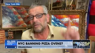 Man Who Threw Pizza Slices at City Hall Rips Eric Adams and NYC over plan to Ban Pizza Ovens