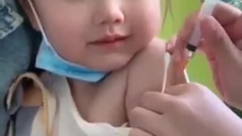 Cute girl taking injection💉💉