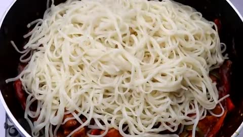 Chicken Manchurian Noodles Restaurant Style