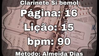 Página: 16 Lição: 15 - Clarinete Si bemol [90 bpm]