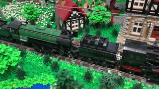 LEGO City Train Ride + My entire LEGO Train Collection