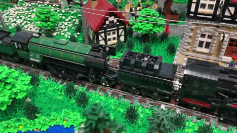 LEGO City Train Ride + My entire LEGO Train Collection