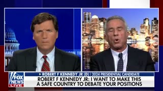 RFK Jr. Speaks to Tucker Carlson on Challenging Biden 4-19-2023