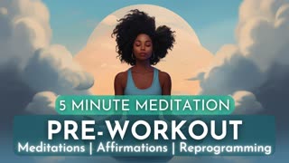 Pre-Workout Meditation | Exercise, Yoga, Training Focus & Energy | 5 Minute Guided Meditation
