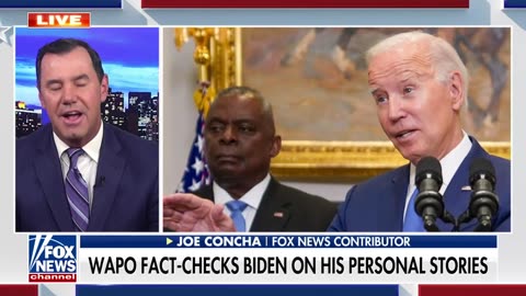 Joe Concha calls out 'serial liar' President Biden after WaPo's fact check