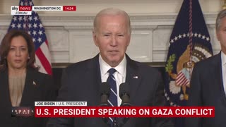 'Don't': Joe Biden warns those thinking of 'taking advantage' of Israel-Hamas conflict