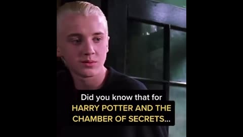 Did you know that for HARRY POTTER AND THE CHAMBER OF SECRETS...