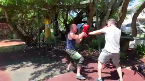 Boxing and WRESTLING together as an exercise