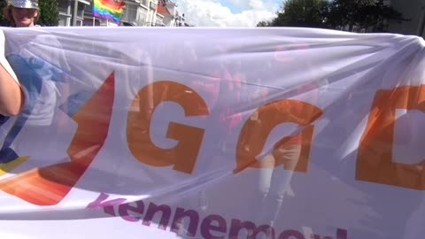 Zandvoort a Zee part 1 Amsterdam Nederland's Gay LGBTQIA+ Pride 2017 .