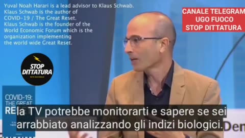 YUVAL NOAH HARARI "Il covid per la sorveglianza totale, controlleremo le persone dall'interno!