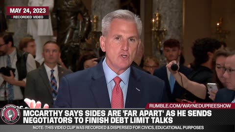 McCarthy On Debt Limit Negotiations: It Didn't Seem Like It Would Be This Hard