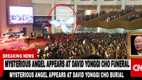 Crowd In Shock As Mysterious Angel Appears At David Yonggi Cho Funeral